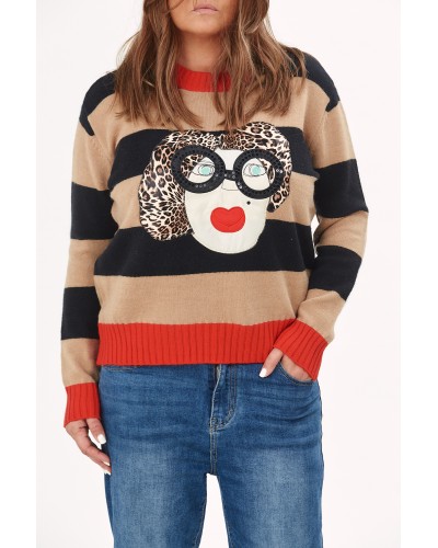 Pullover Tricot Lara Dungi Face