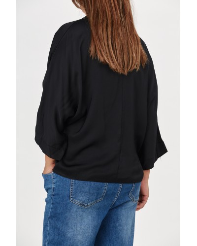 Maglia Viscose V Blk