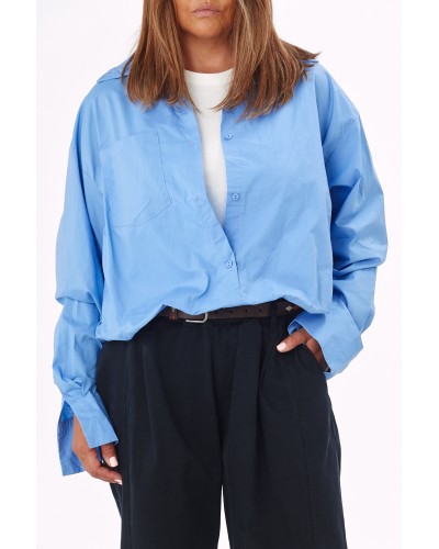 Camasa Boyfriend Over TOP BLU