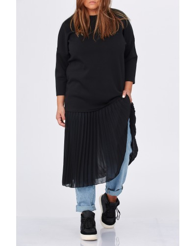 OverALL Hoodie Terminatie Plissé
