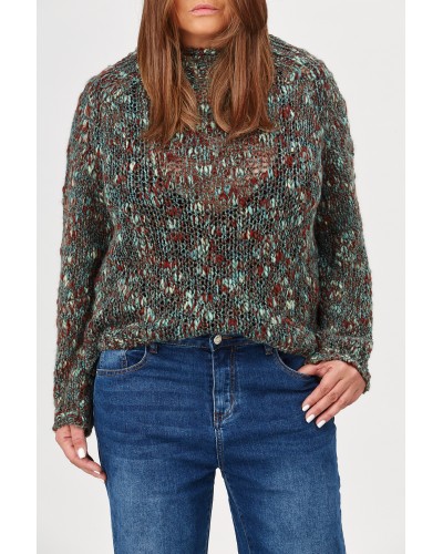 Pullover Mix Lana  Melange Color