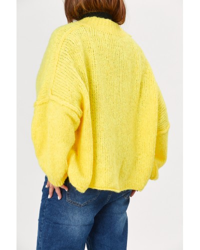 Overall Pullover Oversized Galben