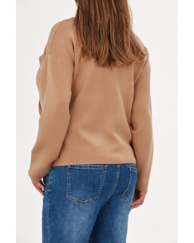 Maglioncino Winter Buzunare Fas Caramel