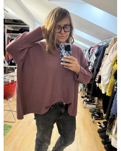 Maglia Oversized Burgundy