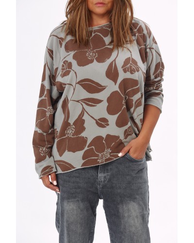 Maglia Boyfriend Cotton FLW Print