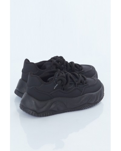 Sneakers Boyfriend Winter BLACK
