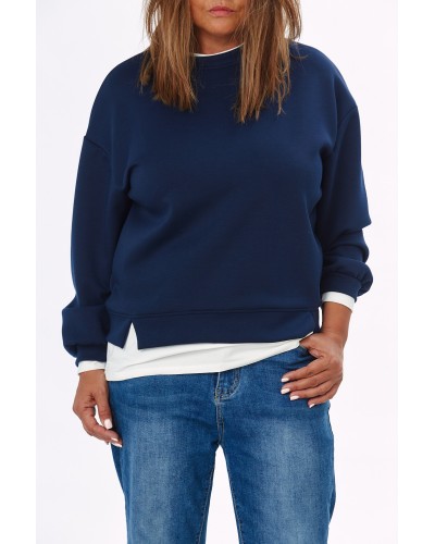 Maglia Boyfriend Blu Terminatie WHT