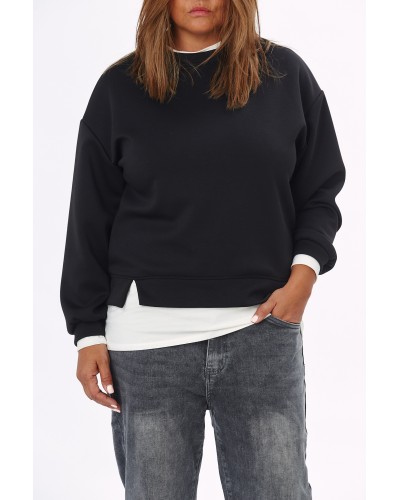 Maglia Boyfriend Blk Terminatie WHT