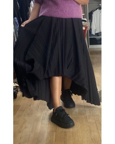 Fusta Plissé Betelie Elastica Asimetrica