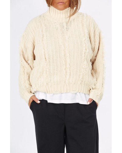 Pullover Pe Gat RETRO Nude