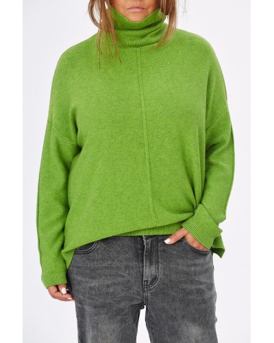 Maglione Boyfriend Tricot Oliv