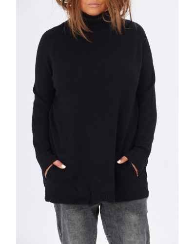 Maglioncino Tricot Buzunare Blk