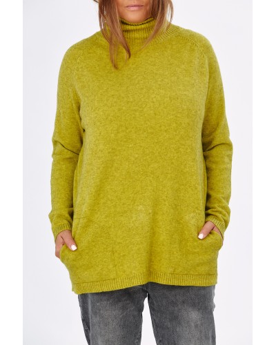 Maglioncino Tricot Buzunare Olive