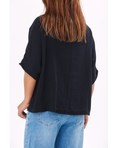 Maglia Oversized PliuBlk Muselina