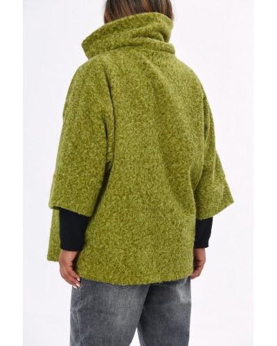 Jacheta Oversized Buzunare Mitzi Soft OLIVE