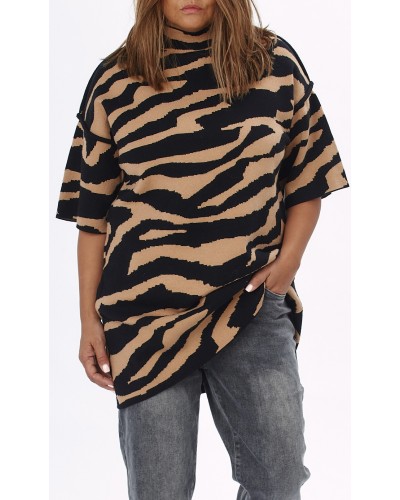 Maglioncino Oversized Viscose ZEBRA