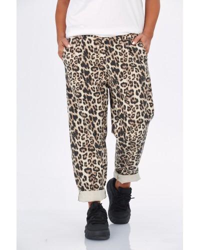 Pantaloni Boyfriend Animalia