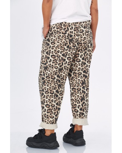 Pantaloni Boyfriend Animalia