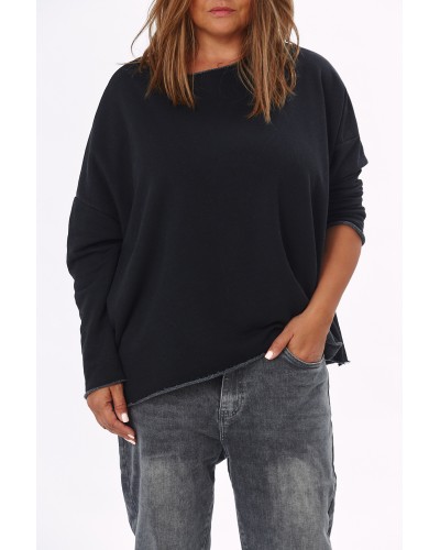 Maglia Boyfriend Oversized Blk