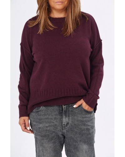 Maglione Casual Tricot Burgundy