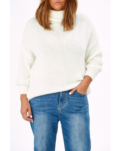 Maglioncino Mix Lana Soft Blanco