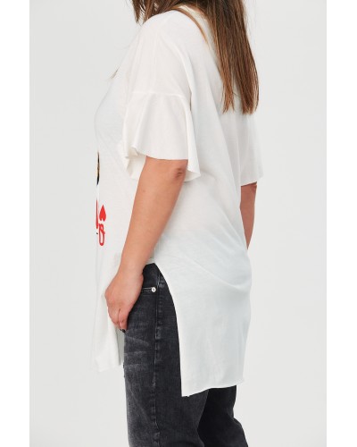 T-shirt Oversized Asimetric PKRQUEEN