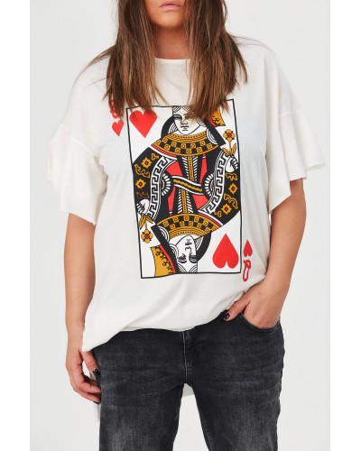 T-shirt Oversized Asimetric PKRQUEEN