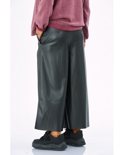 Pantaloni Retro PU Leather