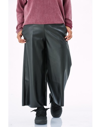 Pantaloni Retro PU Leather