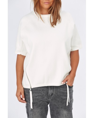 Maglia Boyfriend Tricot Fermoare Laterale