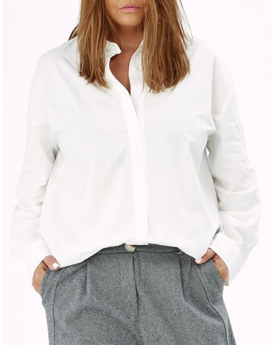 Camasa Casual Boyfriend WHT