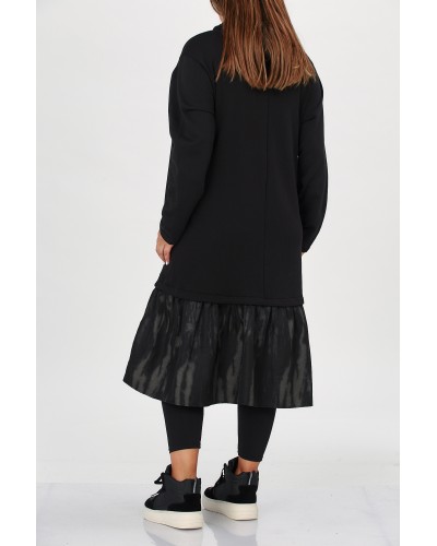 Cardigan Maxi Boyfriend Zip Volan MIXCL