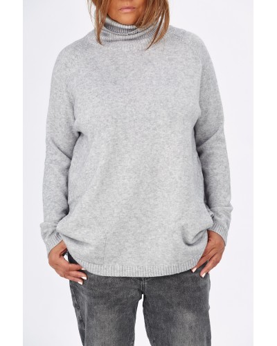 Maglioncino Tricot Buzunare Grigio