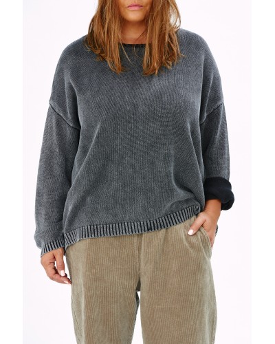 Gilet Boyfriend Simple Comfort Grigio