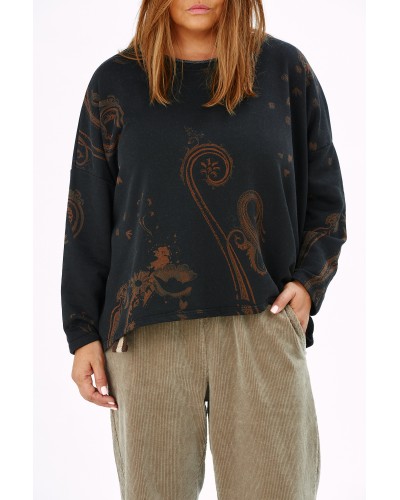 Maglia Boyfriend Oversized PRMELCBLK