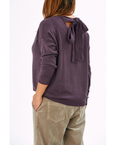 Maglia Fina Burgundy LaceV Funda Spate