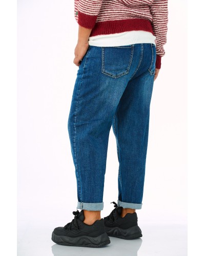 Jeans Boyfriend Denim Betelie Elastica Spate