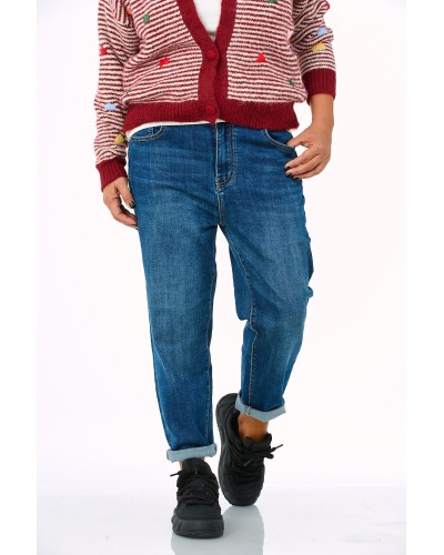 Jeans Boyfriend Denim Betelie Elastica Spate