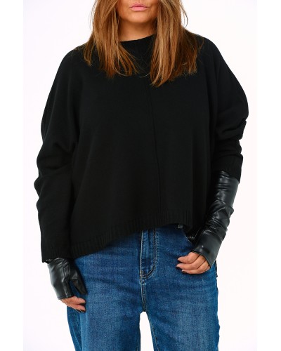 Manusi Retro Lungi Piele Ecologica Stretch