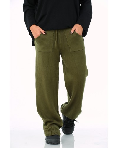 Pantaloni Retro Tricot Betelie Elastica KH