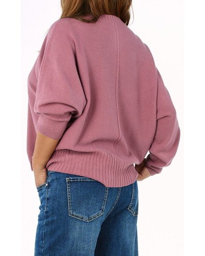 Maglia Tricot Casual Asimetrica BonBon