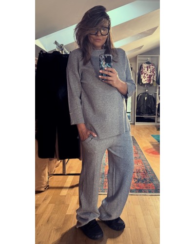 Compleu Casual Soft Pantaloni Betelie Elastica