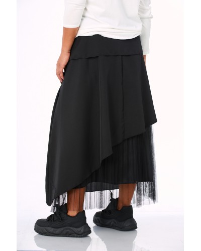 Gonna Suprapusa Volane Mix TULLE