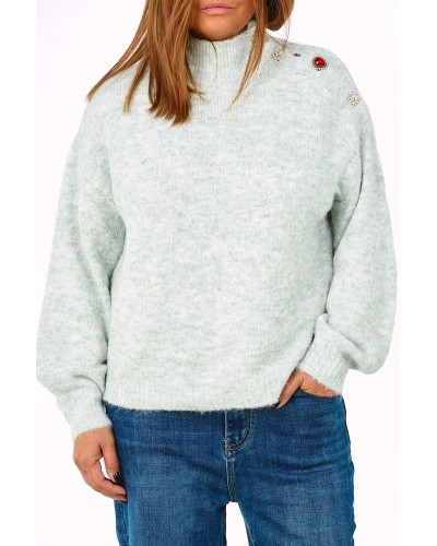 Maglioncino Mix Lana Celebrate ACC Pietre Grigio