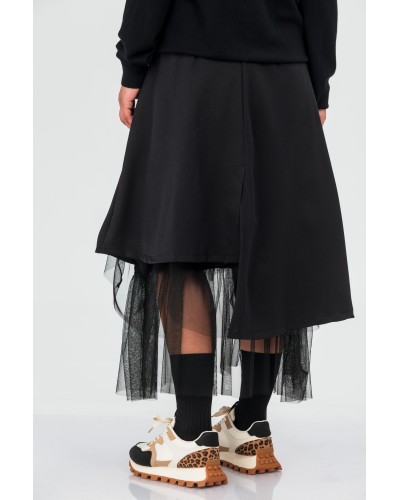 Gonna Petrecuta Mix TULLE Inchidere ZIP