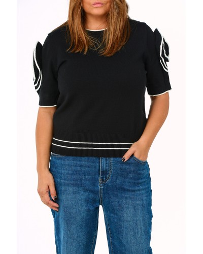 Maglia Casual Umeri ACCFLW Blk