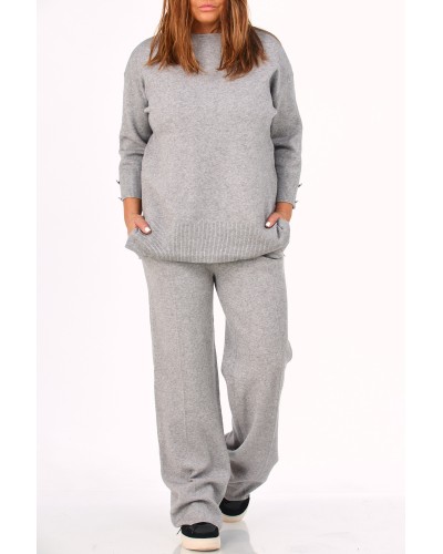 Compleu Casual Soft Pantaloni Betelie Elastica