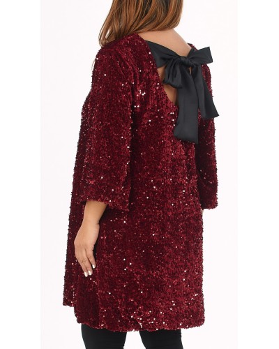 Abito Celebrate RED Sequins