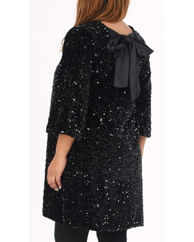 Abito Celebrate BLACK Sequins