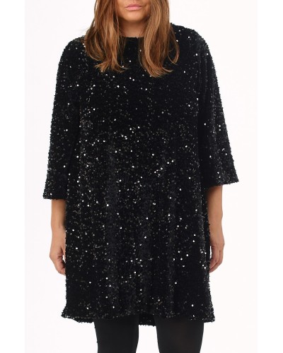Abito Celebrate BLACK Sequins